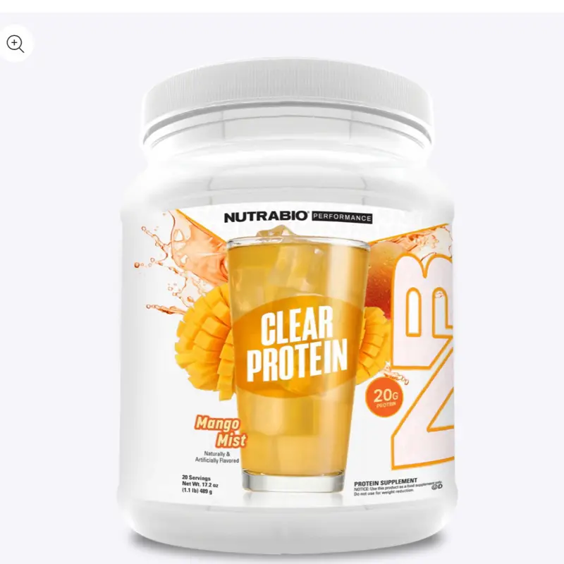 Nutra Bio Mango Mist Clear Protein Beverage  Drink Sport