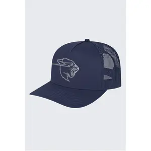 Silver Reflective Panther Hat