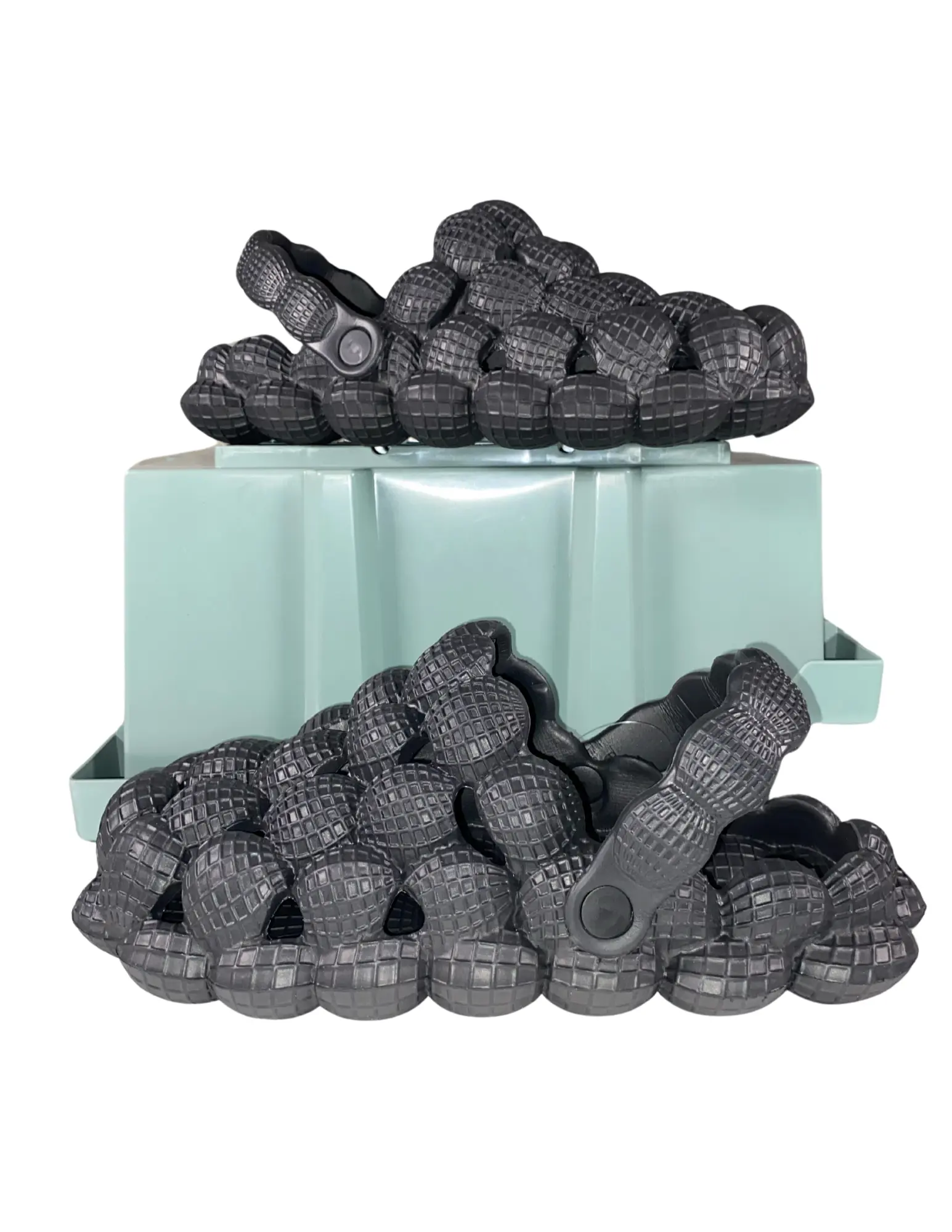 2025 Unisex Slip-On Bubble Slides with Straps Classic Bubble slippers