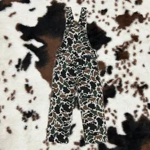 hunting camo cowboy oveall boys jeans