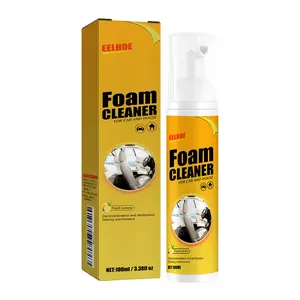 EELHOE Foam Cleaner, Leather Seat Supplies Decontamination Multi-Functional Interior Cleaner