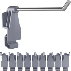 Tropek 4-inch Wire Hook Model 113 | Compatible with Wall Control | 10-Pack