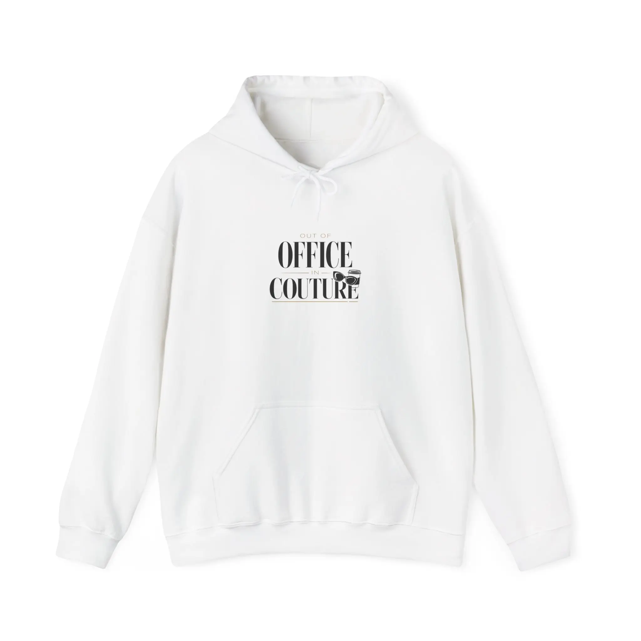 Office Couture Hoodie | Parisian Chic, Magazine Font, City-Girl Aesthetic