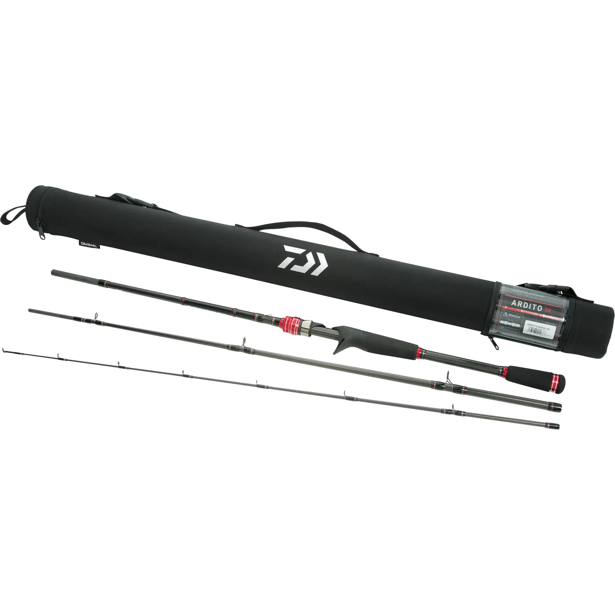 Daiwa 7' Ardito Multi-Piece Travel Fishing Rod, Durable Fishing Rods for On-the-Go Anglers