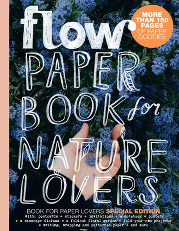 Nature Lovers' Paper Book - Editors of Flow Magazine, Paperback, Ideal for Artists, Includes Notebook & Invitations