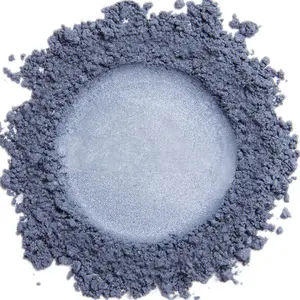 Smoky Blue Frost Mineral Eye Color - Superior Pigmentation & Blendability for Versatile Application - 1.5 Gram
