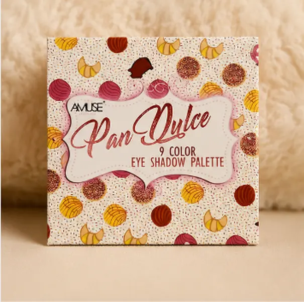 Amuse Pan Dulce Eyeshadow Palette – 9 Color Highly Pigmented Matte & Shimmer Palette Makeup Cosmetic