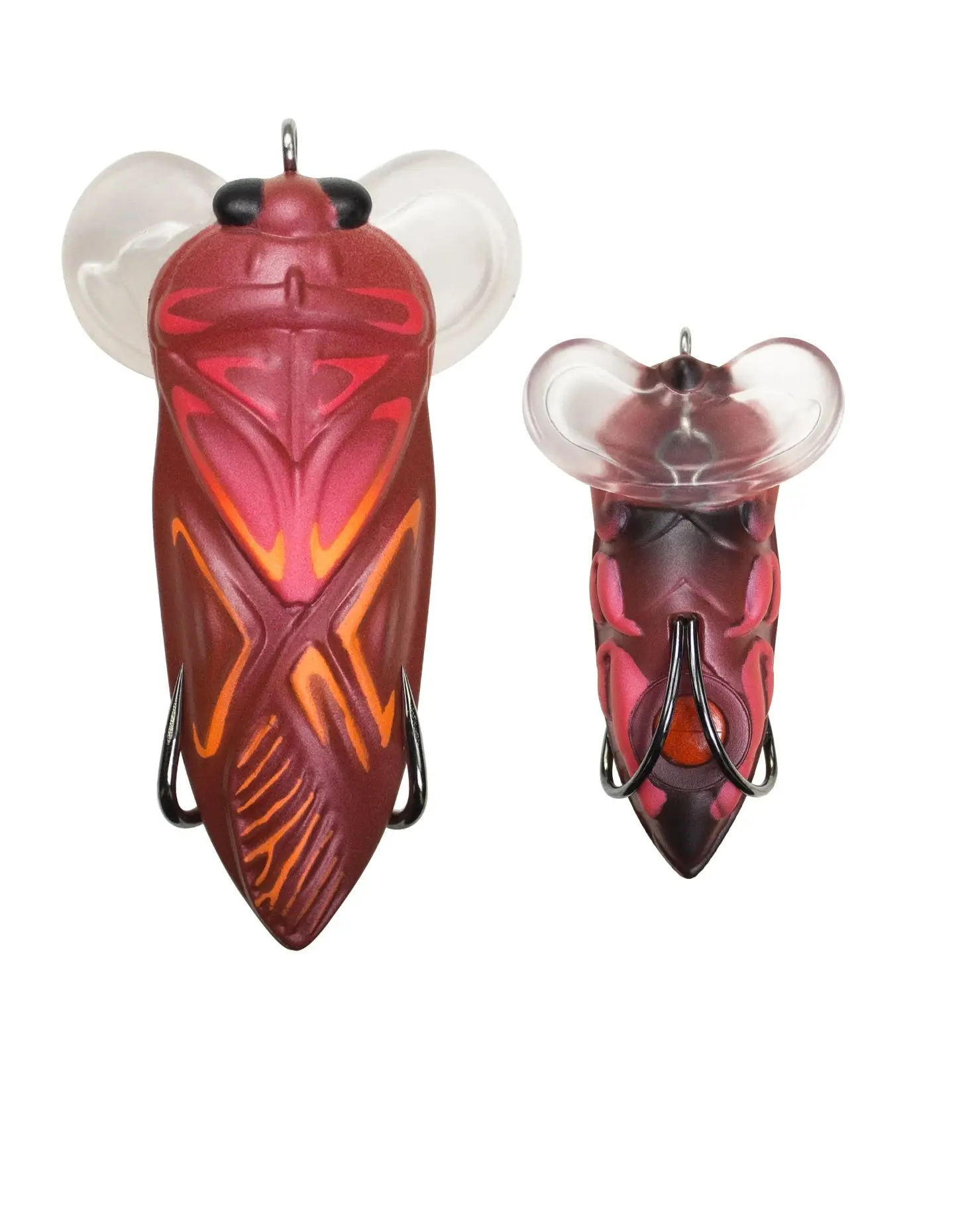 Lunkerhunt Yappa Bug 3 inch Hollow Body Insect, Water Bug, Side-To-Side Action, Special Flared Lip, Stout Double Hook, 1/2 Ounce