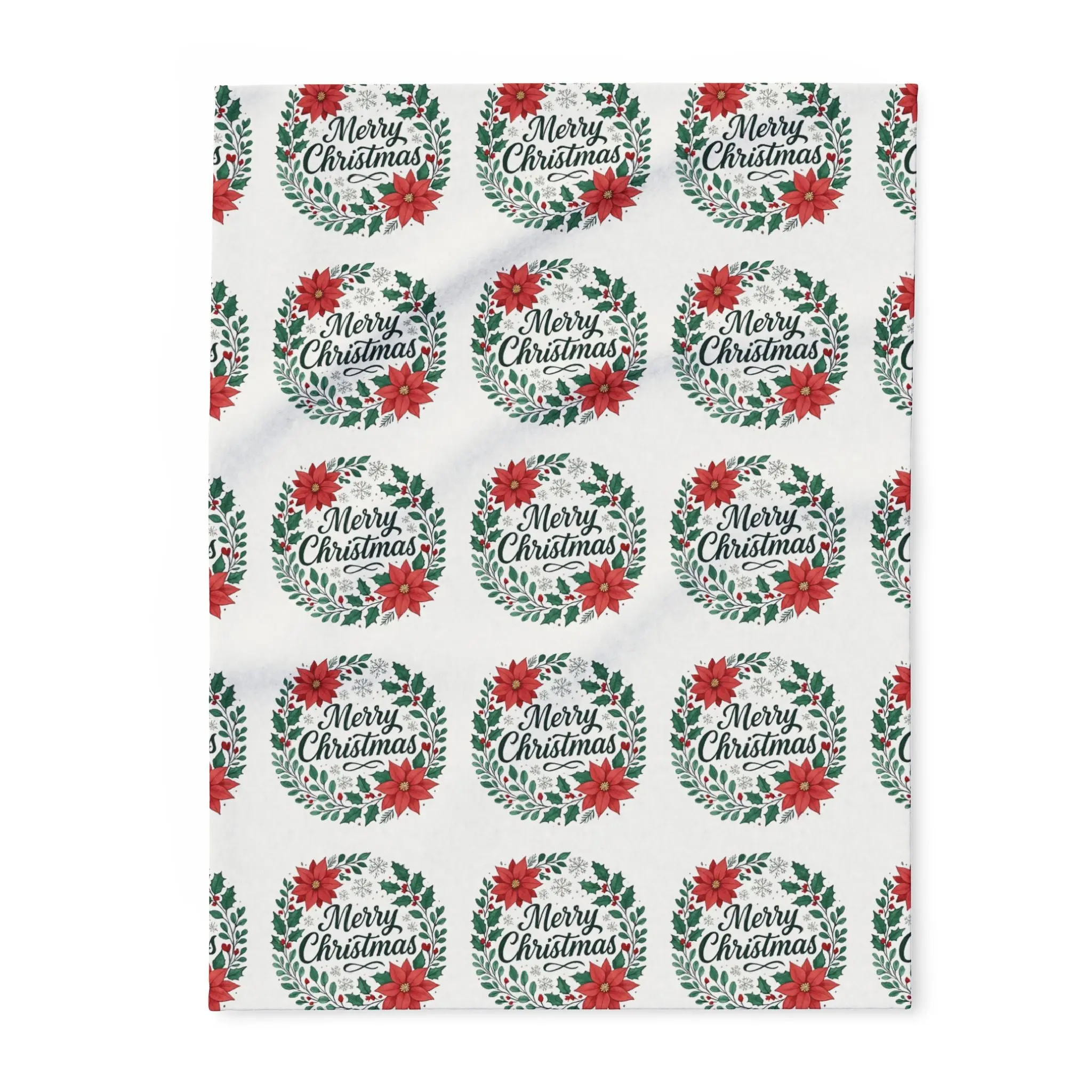 Cozy Christmas Fleece Blanket - Perfect for Gift Giving, Holiday Decor, Winter Vibes, Family Gatherings, Seasonal Celebrations