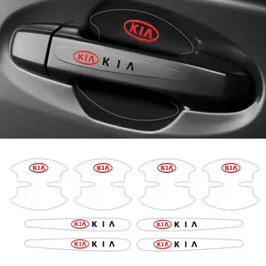 Car Door Handle Scratch Protection Film, Car Bowl Protector Sticker, Anti-Scratch Dirt Resistant Decorative Film, Kia Car Door Protective Decoration Accessories, Vehicle Exterior Decoration, Car Decals