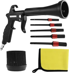Tornado Air Cleaning  with Rubber Guard and Brass Adjustable Air Flow Nozzle Air  for Compressor Pneumatic Tool for Dust Cleaning  Detailing