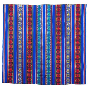 Peruvian Woven Throw - Blue