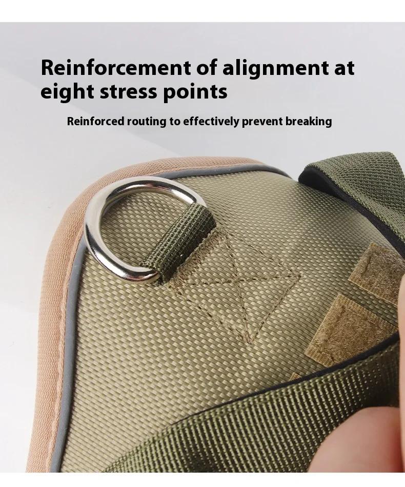 Reflective Adjustable Dog Harness for Medium Large Dog Labrador Army Oxford Cloth Training Vest Walk The Dog Comfortable Durable