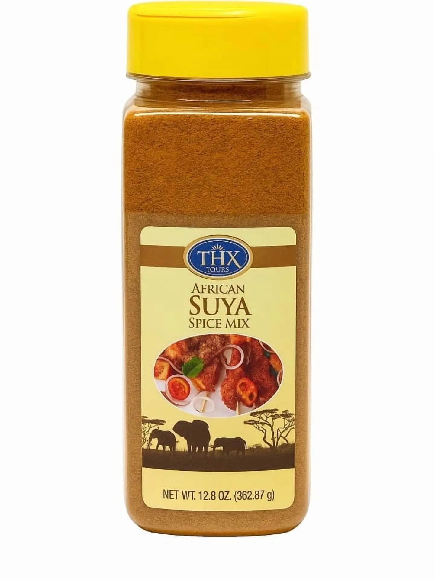 THX African Suya Spice Mix – Medium Yaji Seasoning, 12.8 oz