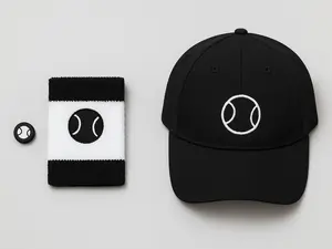 Tennis Bundle: Dampener, Sweat Band, Hat