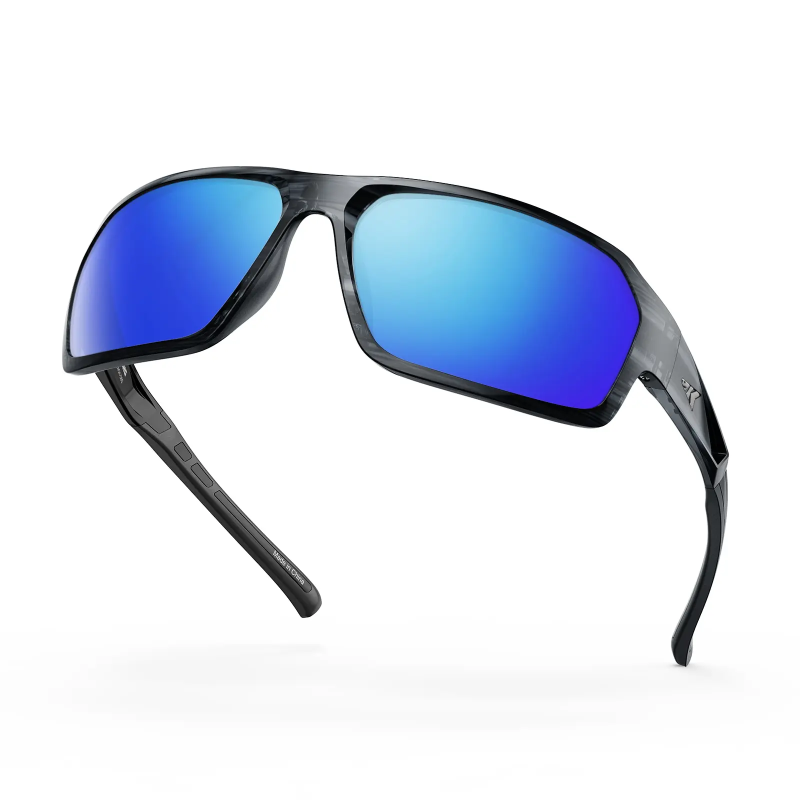 gloss Tal Light Gray-silver Frame, Smoke-blue Oce