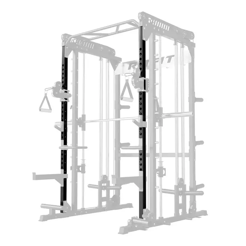 RITFIT Upright Frame Upgrade Accessory for M1 Pro Series Home Weight Rack, 2x2in 11-Gauge Heavy-Duty Steel, Numbered Alignment Marks, Precise Holes, 0.39" Fine Tuning, JHook Ready Fit, Strength Training Indoor Fitness Gear