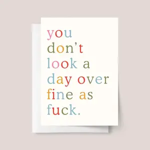 Funny Birthday Card For Husband/Wife, Boyfriend/Girlfriend , Greeting Card with Envelope