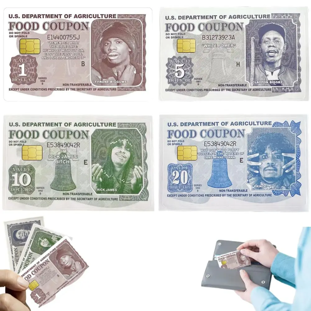 Funny Food Coupon Debit Card Sticker - Personalized Credit Card Skin, Waterproof & Scratch Proof