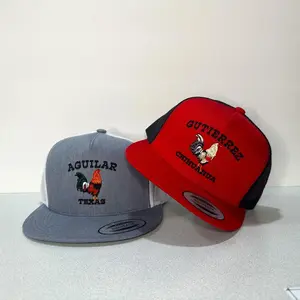 Gallos Finos Custom Text Snapback Hat - Unisex, Five-Panel Design, 4" Flat Bill, Matching Undervisor, Snapback Closure, Fun