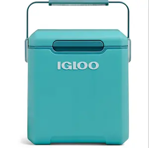 Igloo Tag Along High-Rise 19 qt Cooler, Ice Retention Hard Cooler with Heavy Duty Handle, Ice Chest Lunch Box for Camping, Beach, Picnic, Travel, Outdoor