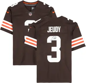Jerry Jeudy Cleveland Browns Autographed Brown Limited Jersey - Fanatics Authentic Certified