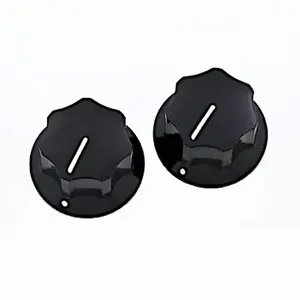 Allparts Black Knobs for Mustang (2 pcs)
