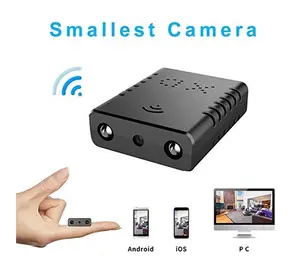 Smallest WiFi   Camera Mini Wireless Camera HD Indoor Home Smallest Cam Security Cameras with Motion Detection/Night Vision/Cloud Storage for iPhone/Android Phone/iPad/PC