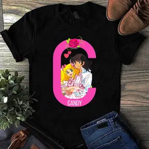 Cute Girl  Boy Candy Candy And Terry Anime Manga T-Shirt