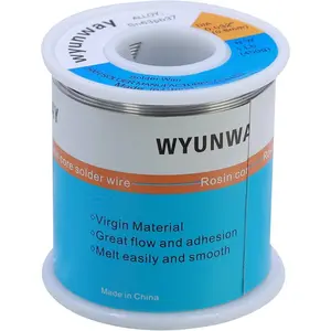 Solder Wire 63/37 Tin/Lead with Flux Rosin Core for Electrical Soldering weight 1Lb(450g) 0.8mm(0.032")