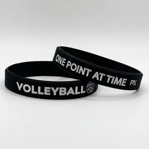 Pulex Motivational Volleyball one point at time Wristbands  for Men Women & Teens Unisex Adult Bands