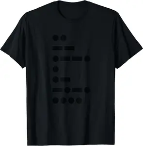 IMPEACH Trump Political in Morse Code Unisex T-Shirt Cotton Menswear Man Classic