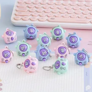 Set of 12 Mini Keychain Toys Featuring Rock Paper Scissors Perfect for Parent Child Bonding Adorable Little Gifts for Birthday Parties Christmas Halloween Or As Fun Classroom Prizes Random Selection