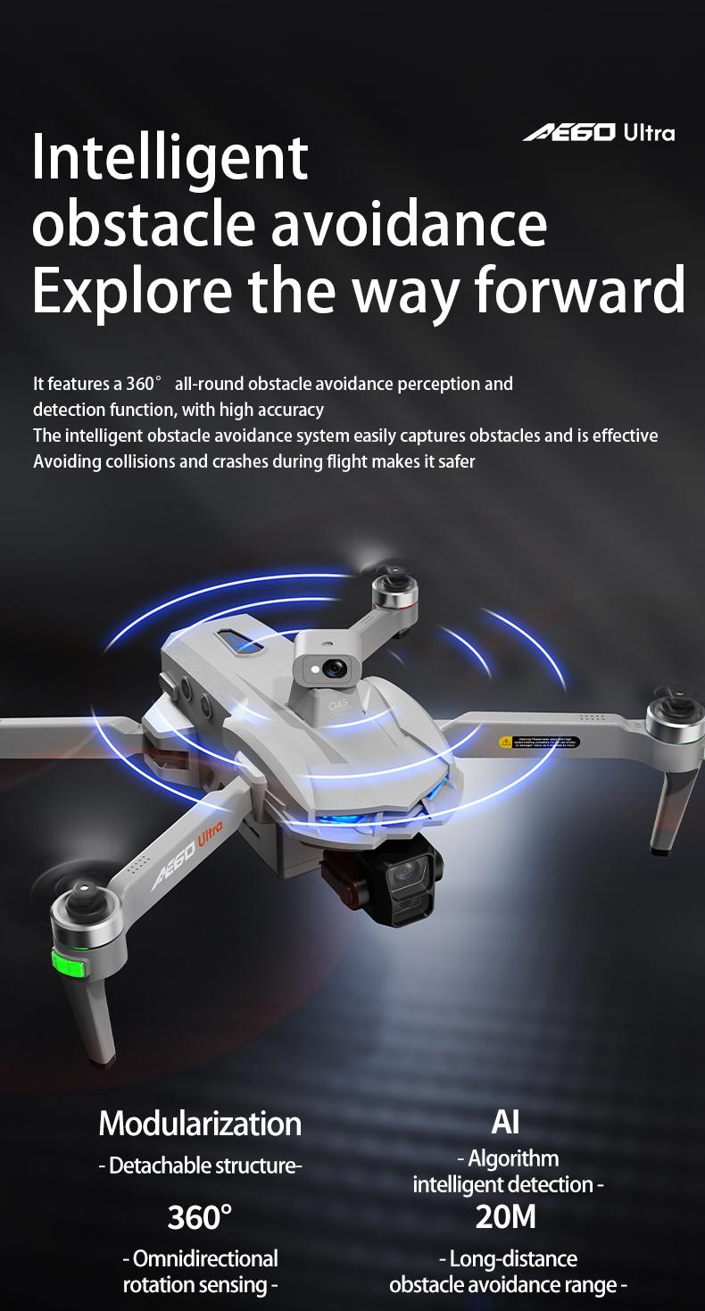 GPS Drone with Payload Drop (≤1.1lb), 4K Dual Camera, 3-Axis Gimbal, 7.2'' Screen Controller, 360° Obstacle Avoidance, 45Min Flight Time, Brushless Motor, Optical Flow, Foldable RC Quadcopter with 2 Batteries & Carry Case for Adults & Beginners