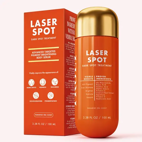 Laser Spot Dark Spot Treatment – Brightening Pigment Treatment with 4% Niacinamide & Kojic Acid – Helps Reduce the Look of Dark Spots, Hyperpigmentation & Discoloration – Suitable for All Skin Types