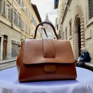 Italian Handmade Leather Bags For Woman l l Elegant Leather Tote From Florence