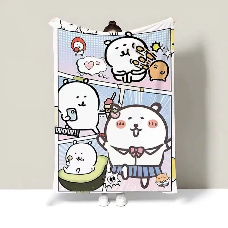 Customized All-Seasons Soft Cute Nap Blanket - Personalized with Photos and Text, Commemorative Gift for Parents with Young Kids, Personalized Blankets