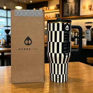 HydroJug Traveler 40oz Vacuum-Insulated Tumbler - Stylish Portable Kitchenware Drinkware with Multiple Color Patterns, Ideal for Camping, Gym, Birthday Gift