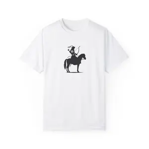 Mongolian Ethnic Pattern T-Shirt | Nomadic Spirit, AI-Designed Degeel Art