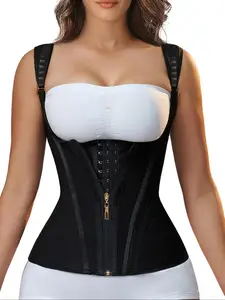 Women's Dual-Layer Adjustable Hook & Loop High-Waisted Shapewear Belt, Adjustable Strap Shapewear, Core Stability Training Posture Support, All-Season Fitness, High Waist Shaping