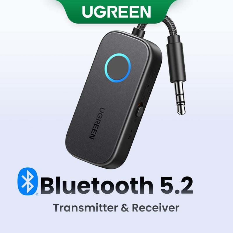 UGREEN Bluetooth 5.2 3.5mm Audio Transmitter/Receiver Adapter for Airpods or Headphones,  for Flight, TV, Car Stereo, MP3 Headset Microphone-TikTokShopBlackFriday ,TikTokShopHolidayHaul