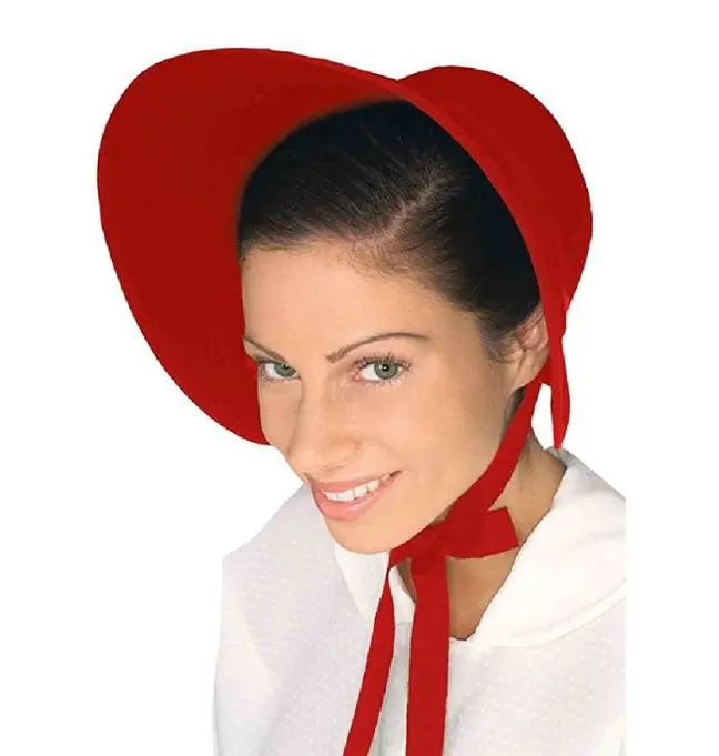 Bonnet - Colonial Prairie Victorian - Costume Accessory - One Size - 6 Colors