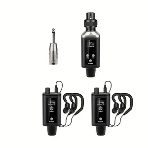 LMBGM Professional Wireless In-Ear Monitor, USBCharging, Tft Color Screen, 16 Frequency Options, AudioGain Function, Suitable for Concerts, Studios, Outdoor Activities