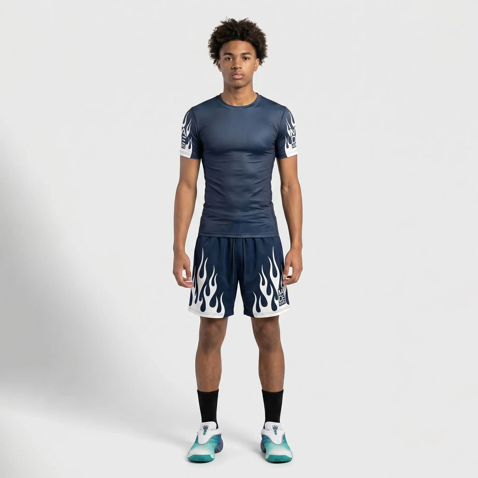 On Fire Mesh Shorts