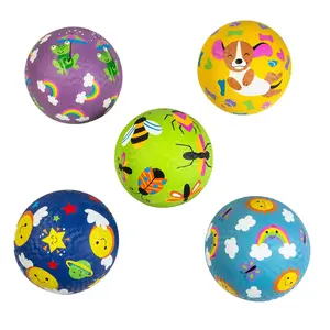 8" Patterned Playground Balls - 6 Pc.