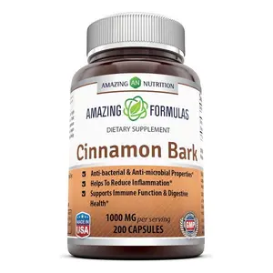 Amazing Formulas Cinnamon Bark 500 mg 200 Capsules