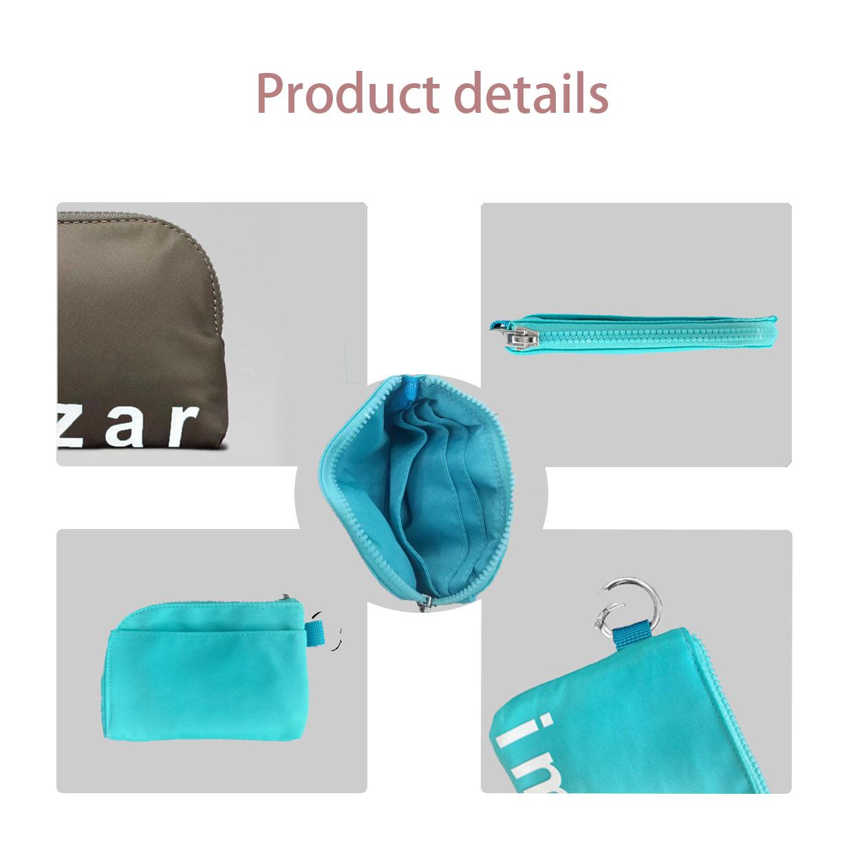 IMZAR Solid Color Coin Purse for Women, Fashionable Zipper Coin Purse Casual Trendy Versatile Daily Wallet