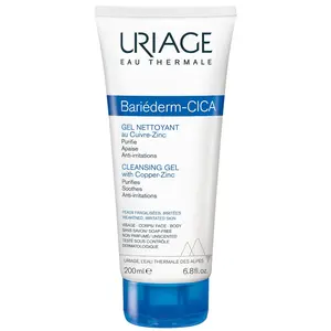 URIAGE Bariederm Cleansing Cica-Gel 6.8 fl.oz. | Ultra-Rich, Soothing And Purifying Cleansing Gel for Sensitive and Irritated Skin | High-Tolerance Cleanser for Face and Body Brazilian Bum