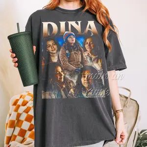 Dina The Last Of Us Isabela Merced Vintage T-Shirt, Gift For Woman and Man Unisex T-Shirt NLWNK