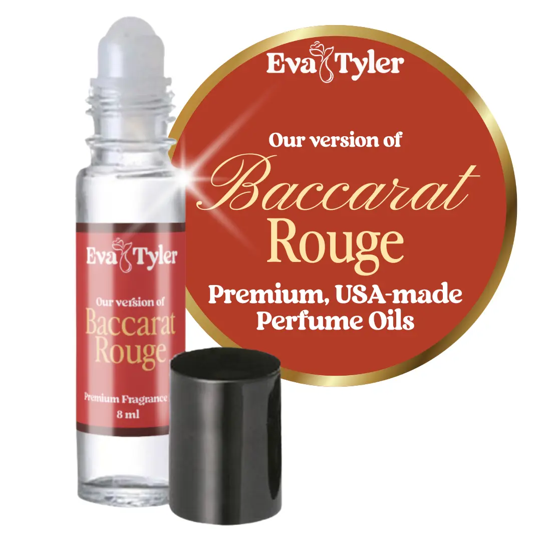 Baccarat Rouge Roll On Fragrance Oil | USA Made | Long-lasting | Alcohol-free | Unisex | Premium, Fragrance Perfumes, Aromatic Fragrance